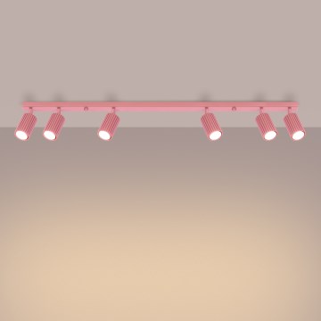 Brilagi - CRESTO Spotlight Fixture 6xGU10/10W/230V Pink