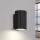Brilagi - CRESTO Wall Light 1xGU10/10W/230V 10 cm Black