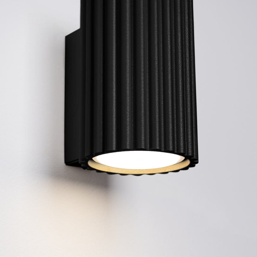 Brilagi - CRESTO Wall Light 1xGU10/10W/230V 10 cm Black