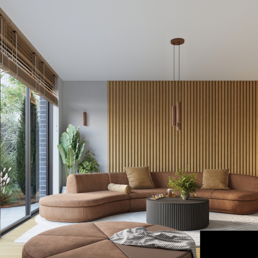 Brilagi - CRESTO Wall Light 1xGU10/10W/230V 10 cm Brown