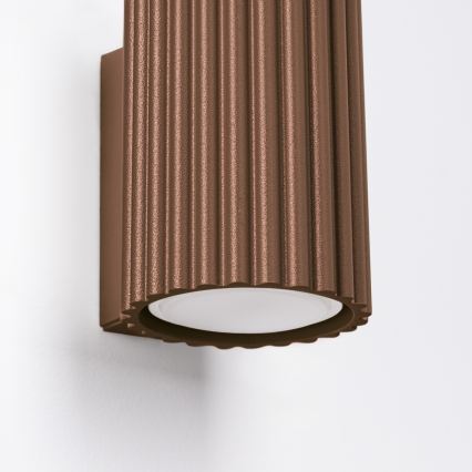 Brilagi - CRESTO Wall Light 1xGU10/10W/230V 10 cm Brown