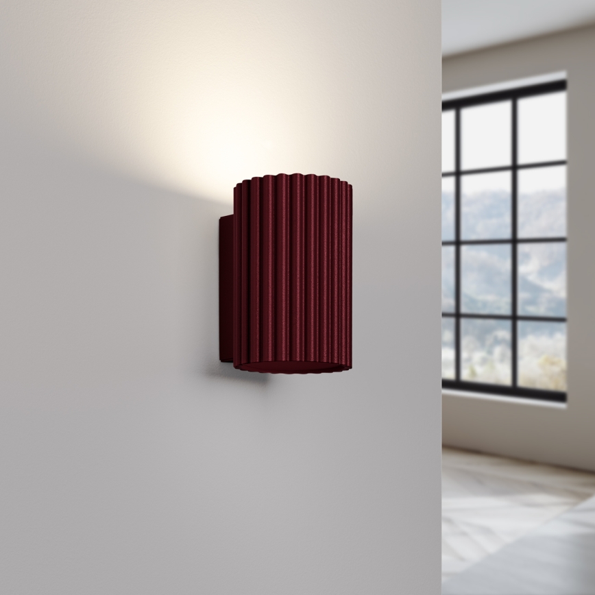Brilagi - CRESTO Wall Light 1xGU10/10W/230V 10 cm burgundy
