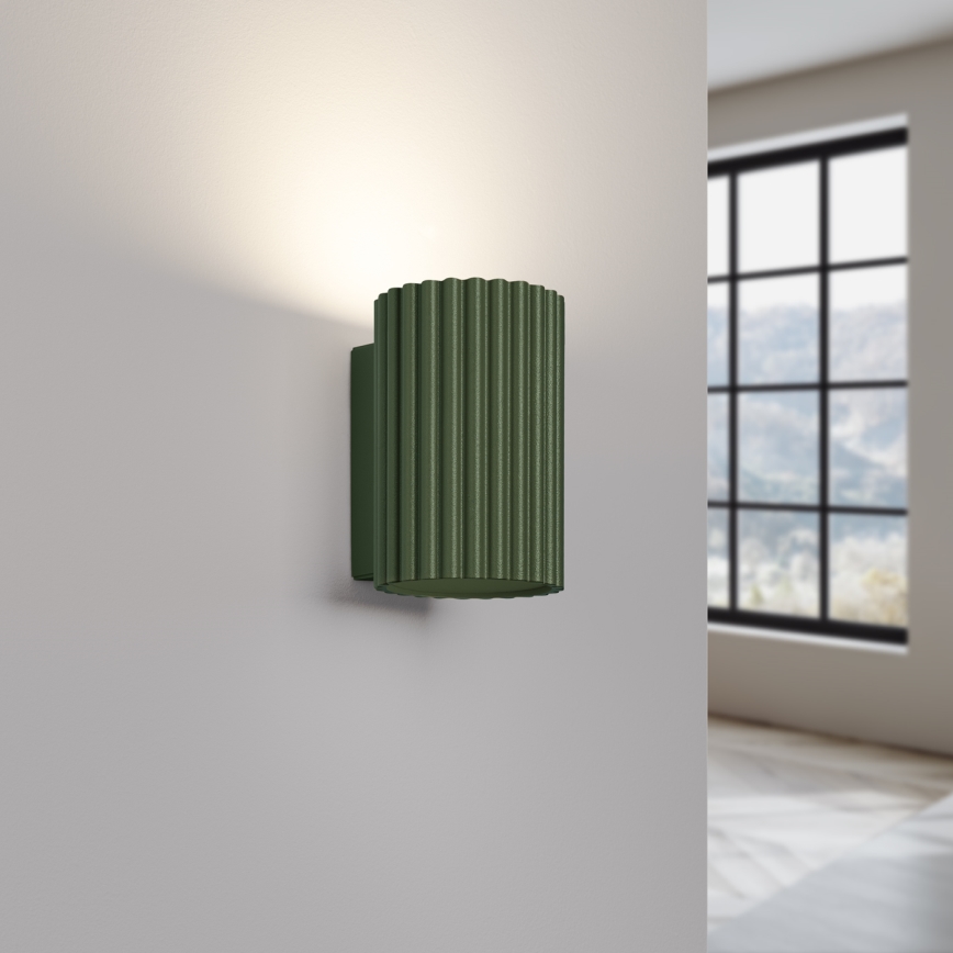 Brilagi - CRESTO Wall Light 1xGU10/10W/230V, 10 cm, Green