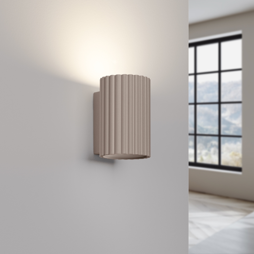 Brilagi - CRESTO Wall Light 1xGU10/10W/230V 10 cm taupe