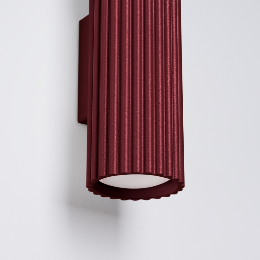Brilagi - CRESTO Wall Light 2x GU10/10W/230V, 20 cm, Burgundy