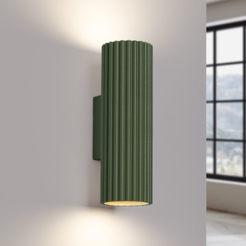 Brilagi - CRESTO Wall Light, 2x GU10/10W/230V, 20 cm, Green