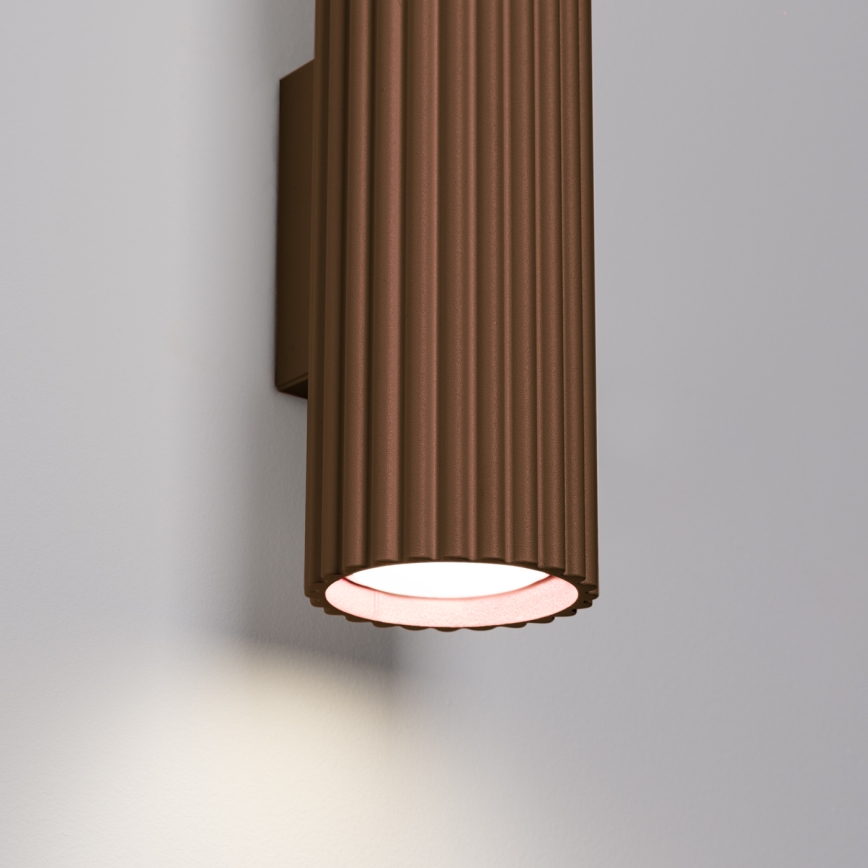 Brilagi - CRESTO Wall Light 2x GU10/10W/230V, 30 cm, Brown