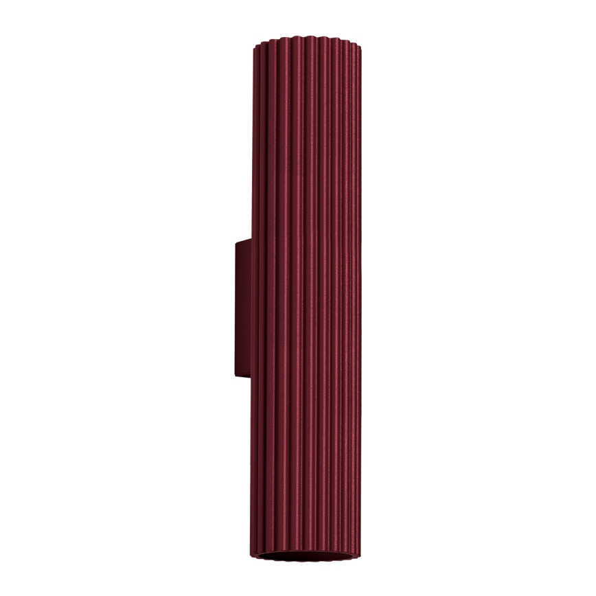 Brilagi - CRESTO Wall Light 2xGU10/10W/230V 30 cm Burgundy