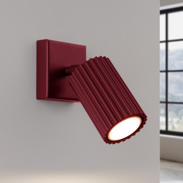 Brilagi - CRESTO Wall-Mounted Spotlight 1xGU10/10W/230V Burgundy