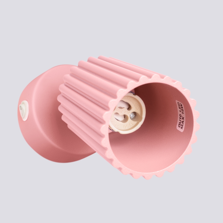 Brilagi - CRESTO Wall-mounted spotlight 1xGU10/10W/230V Pink