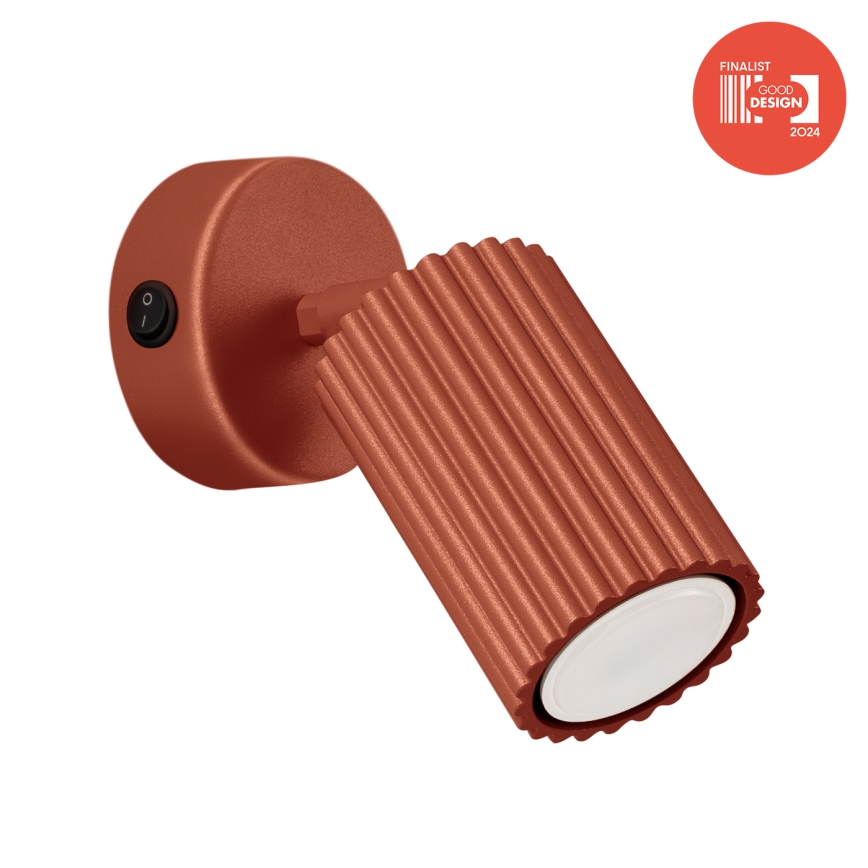 Brilagi - CRESTO Wall-Mounted Spotlight 1xGU10/10W/230V Red