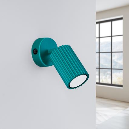 Brilagi - CRESTO wall-mounted spotlight 1xGU10/10W/230V turquoise