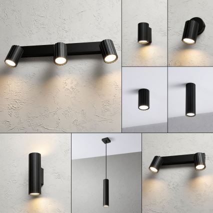 Brilagi - CRISPINA 3x GU10 Spotlight 10W/230V, Black