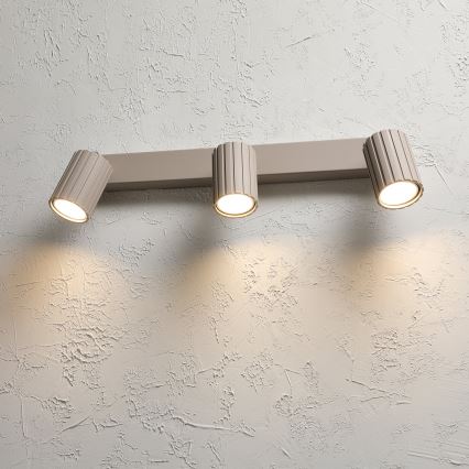 Brilagi - CRISPINA 3xGU10/10W/230V beige spotlight