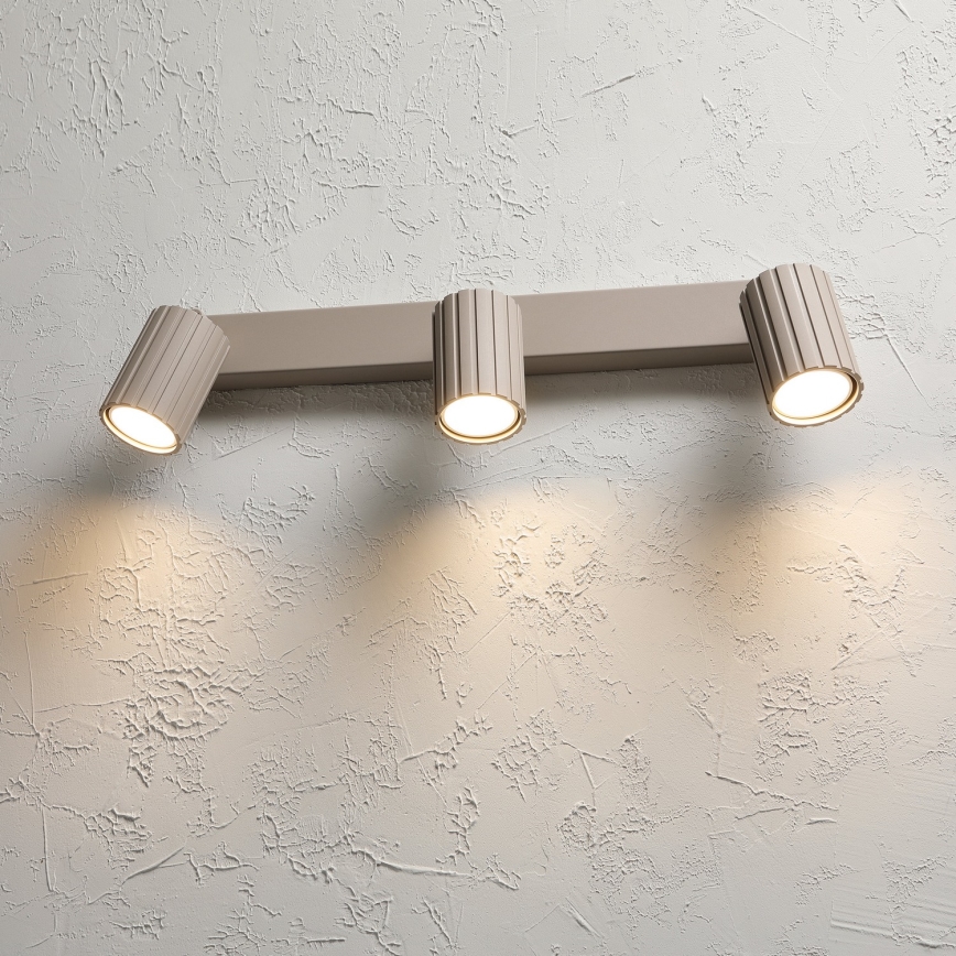 Brilagi - CRISPINA 3xGU10/10W/230V beige spotlight