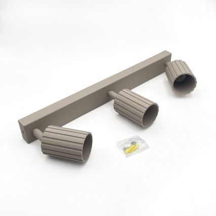 Brilagi - CRISPINA 3xGU10/10W/230V beige spotlight