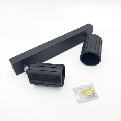 Brilagi - CRISPINA Black Spotlight 2xGU10/10W/230V