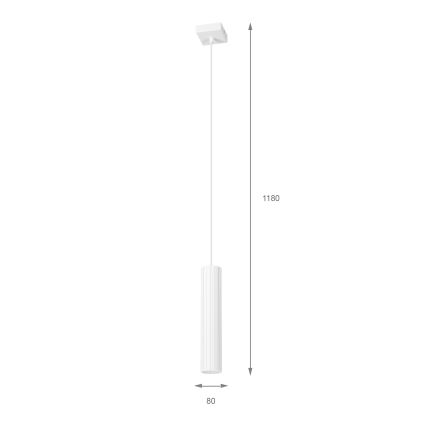 Brilagi - CRISPINA Cable Pendant Lamp 1xGU10/10W/230V White