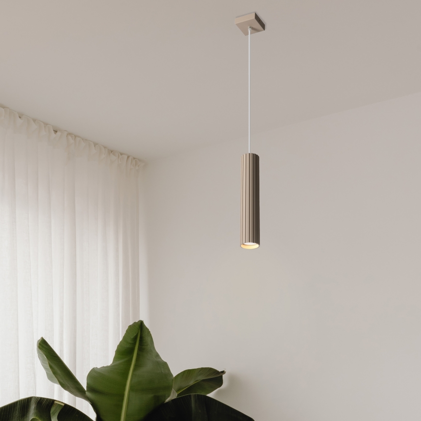 Brilagi - CRISPINA Cable-Suspended Pendant Light 1xGU10/10W/230V, Beige