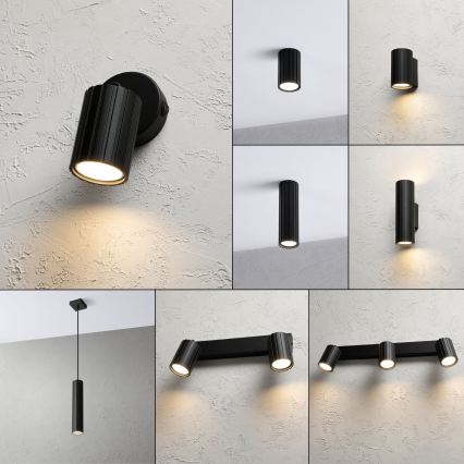 Brilagi - CRISPINA Spotlight 1x GU10/10W/230V, Black