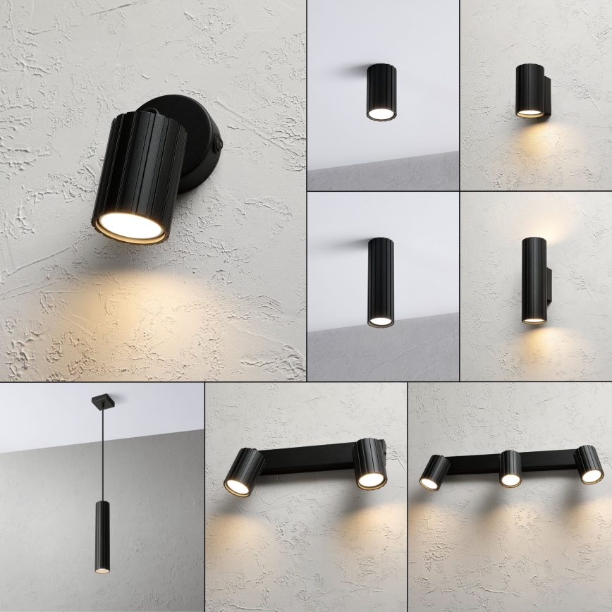 Brilagi - CRISPINA Spotlight 1x GU10/10W/230V, Black