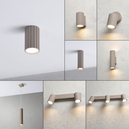 Brilagi - CRISPINA Spotlight 1xGU10/10W/230V, 10 cm, Beige