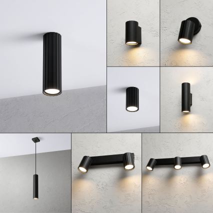 Brilagi - CRISPINA Spotlight 1xGU10/10W/230V 20 cm Black