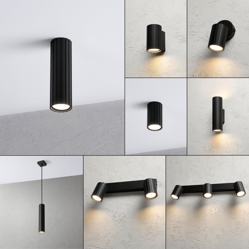 Brilagi - CRISPINA Spotlight 1xGU10/10W/230V 20 cm Black