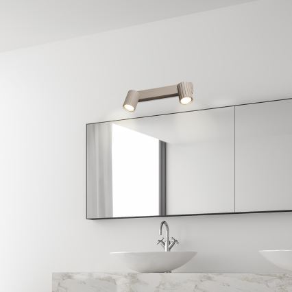 Brilagi - CRISPINA Spotlight 2xGU10/10W/230V beige