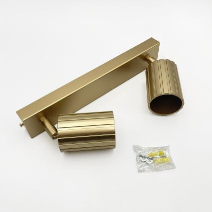 Brilagi - CRISPINA Spotlight 2xGU10/10W/230V, Gold