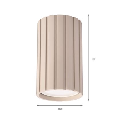 Brilagi - CRISPINA Spotlight Fixture 1x GU10/10W/230V, 10 cm, Beige