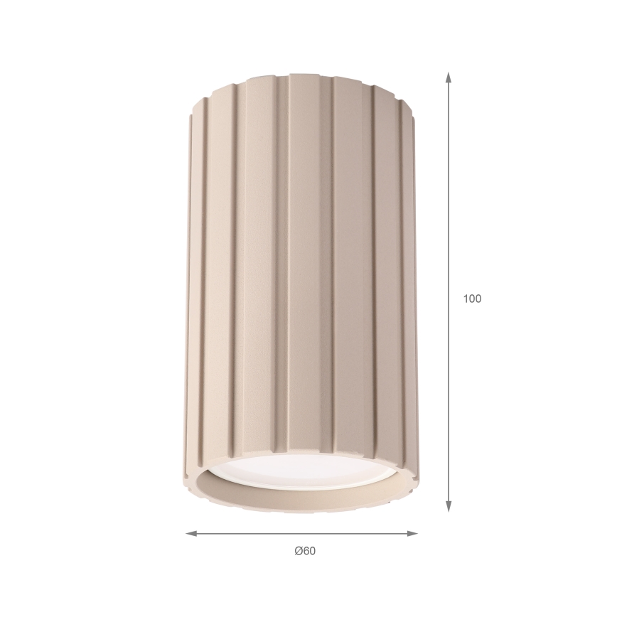 Brilagi - CRISPINA Spotlight Fixture 1x GU10/10W/230V, 10 cm, Beige