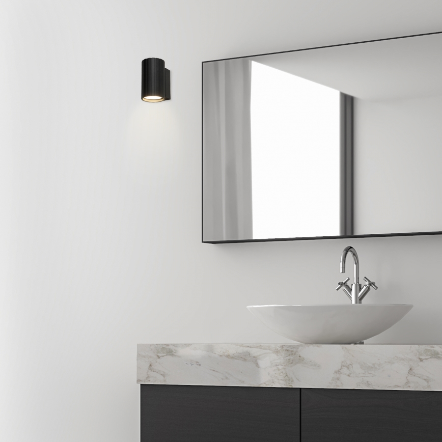 Brilagi - CRISPINA Wall light 1xGU10/10W/230V 10 cm black