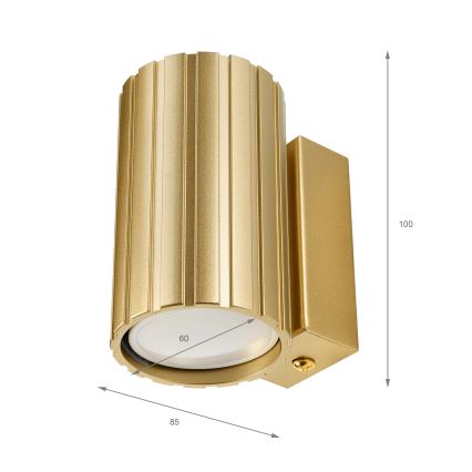 Brilagi - CRISPINA Wall Light 1xGU10/10W/230V 10 cm Gold