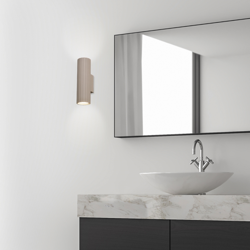 Brilagi - CRISPINA Wall Light 2x GU10/10W/230V, 20 cm, Beige