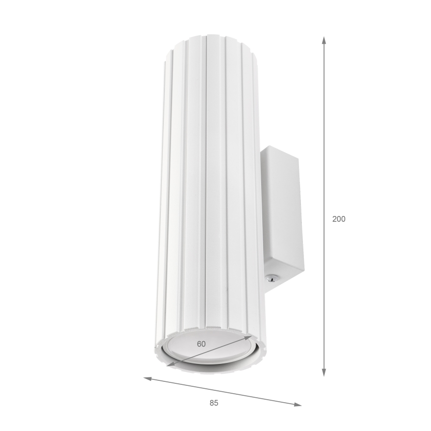 Brilagi - CRISPINA Wall Light, 2× GU10 (10W), 230V, 20 cm, White