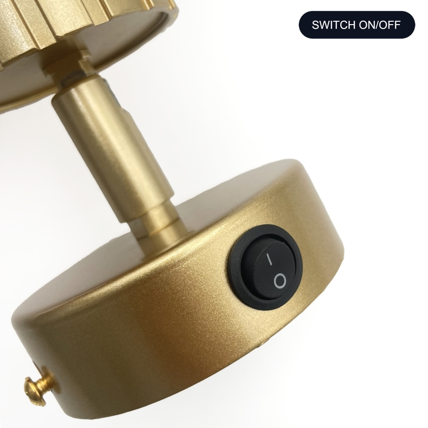 Brilagi - CRISPINA Wall-mounted Spotlight 1xGU10/10W/230V, Gold