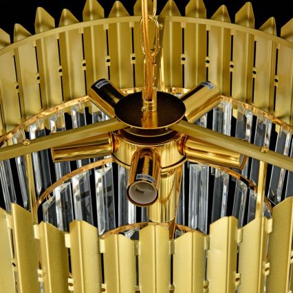 Brilagi - CRISTAL Chain-hung Chandelier 5xE14/40W/230V Ø 45 cm