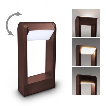 Brilagi - CROTONE LED Outdoor Lamp, 7W/230V, Brown, IP54, 30 cm