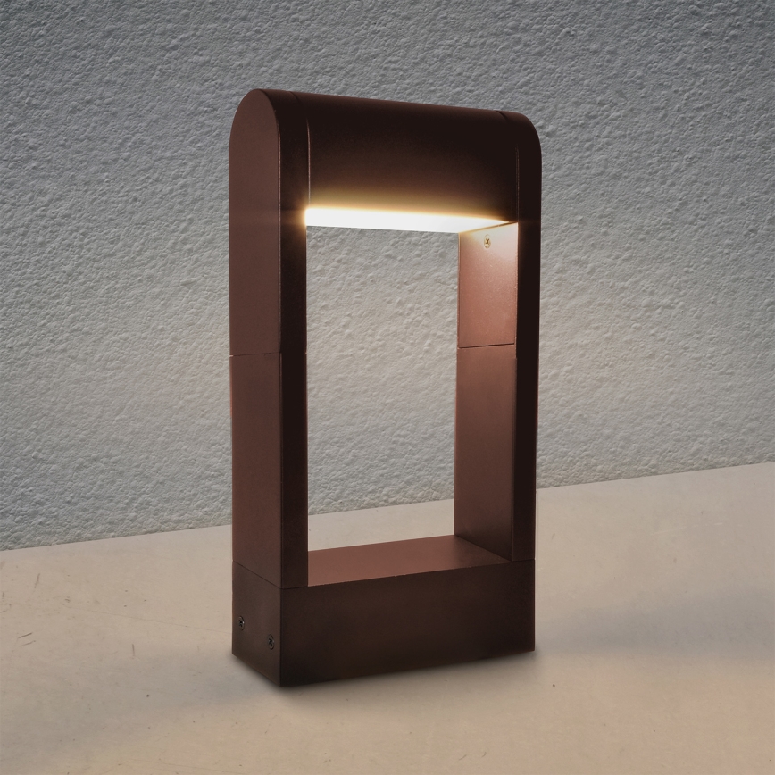 Brilagi - CROTONE LED Outdoor Lamp, 7W/230V, Brown, IP54, 30 cm