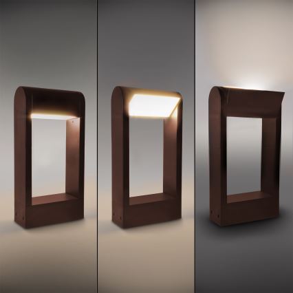 Brilagi - CROTONE LED Outdoor Lamp, 7W/230V, Brown, IP54, 30 cm