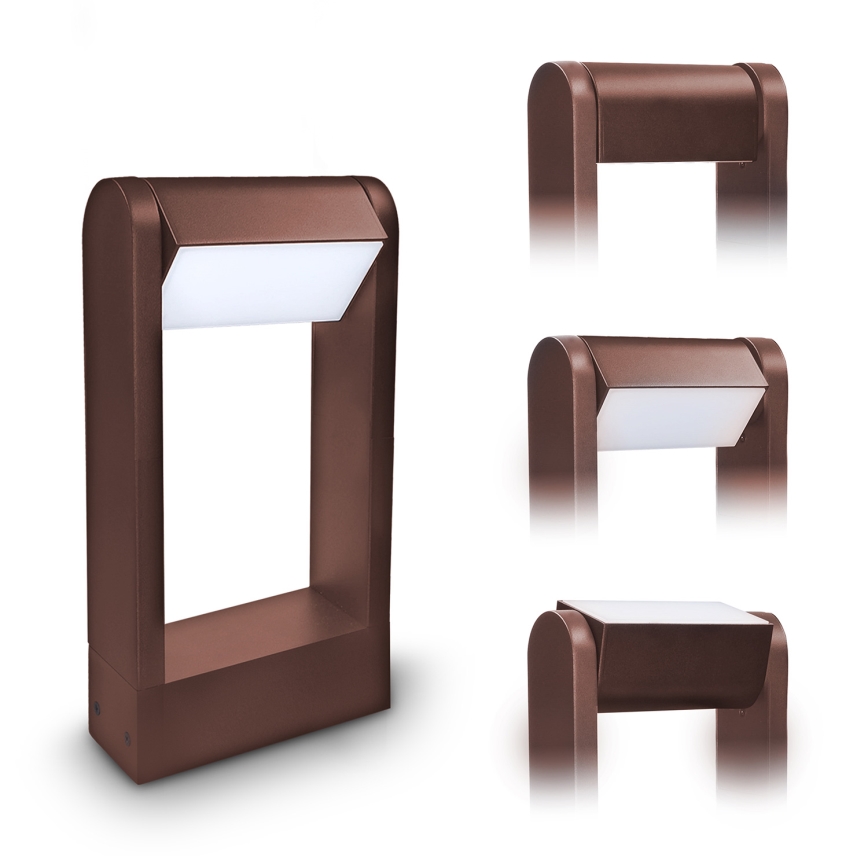 Brilagi - CROTONE LED Outdoor Lamp, 7W/230V, Brown, IP54, 30 cm