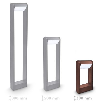 Brilagi - CROTONE LED Outdoor Lamp, 7W/230V, Brown, IP54, 30 cm