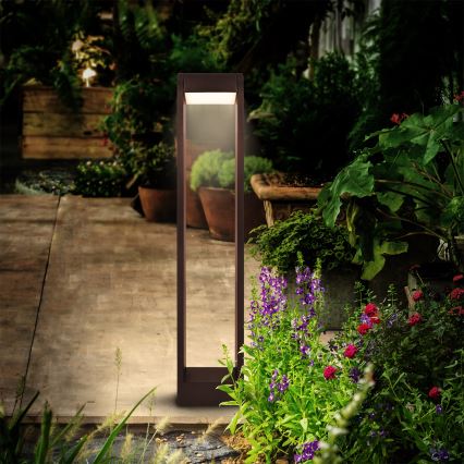 Brilagi - CROTONE LED Outdoor Lamp LED/7W/230V, Brown, IP54, 80 cm