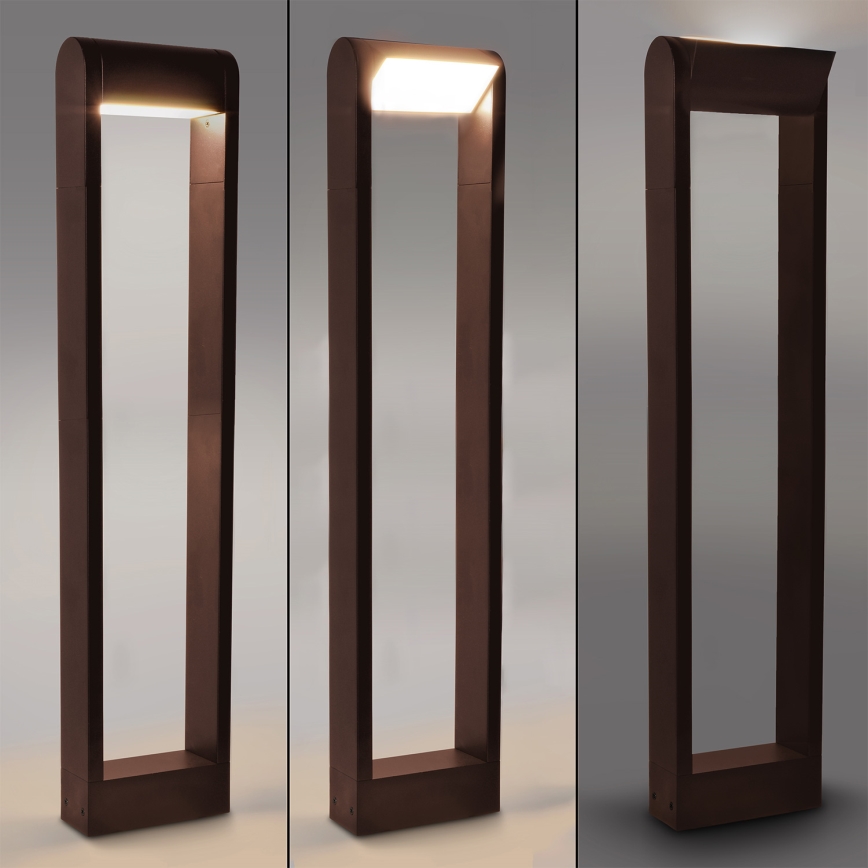 Brilagi - CROTONE LED Outdoor Lamp LED/7W/230V, Brown, IP54, 80 cm