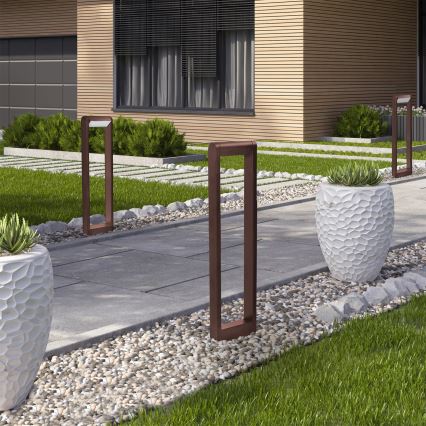 Brilagi - CROTONE LED Outdoor Lamp LED/7W/230V, Brown, IP54, 80 cm