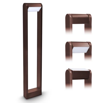 Brilagi - CROTONE LED Outdoor Lamp LED/7W/230V, Brown, IP54, 80 cm