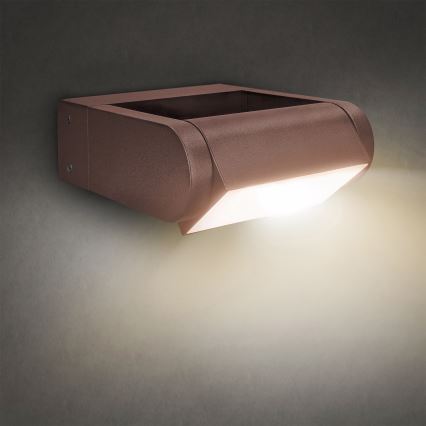 Brilagi - CROTONE LED Outdoor Wall Light, 7W, 230V, Brown, IP54