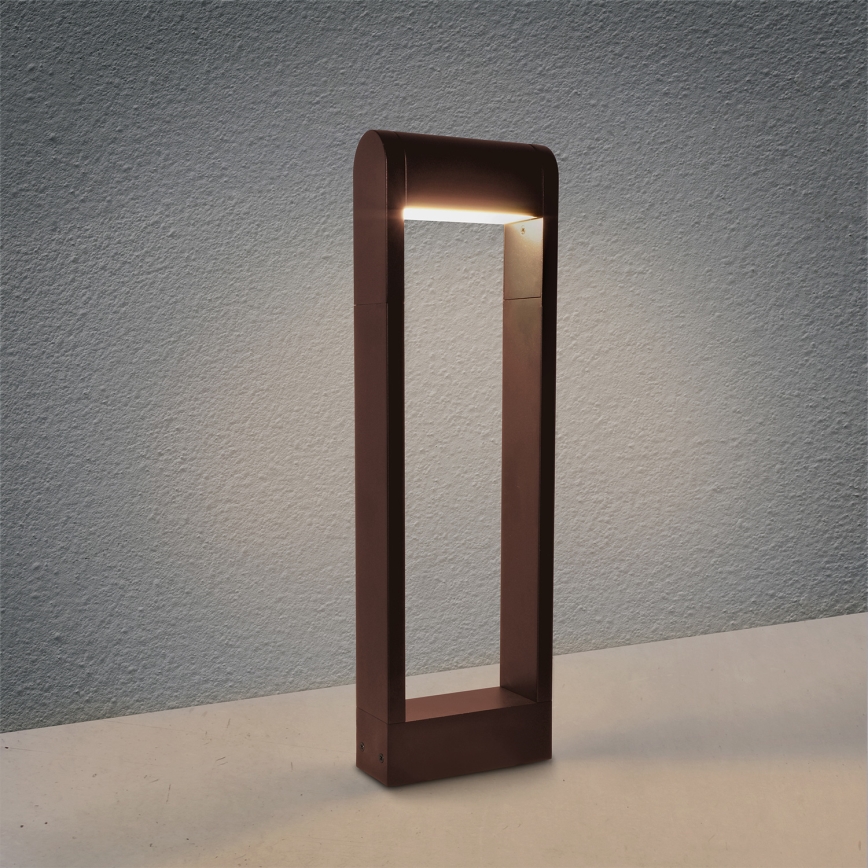 Brilagi - CROTONE Outdoor LED Lamp 7W/230V, Brown, IP54, 50 cm