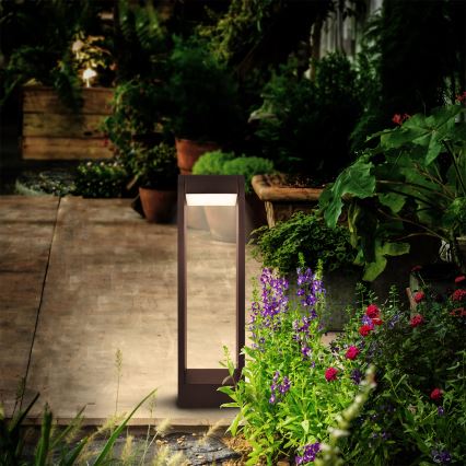 Brilagi - CROTONE Outdoor LED Lamp 7W/230V, Brown, IP54, 50 cm